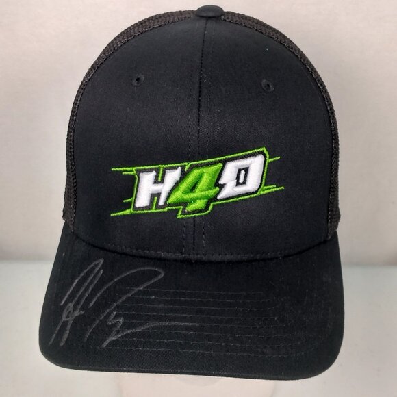 Hailie Deegan Cap Hat HD4 Black Autographed Signed Racing NASCAR Flex Fit Mesh - Picture 3 of 16